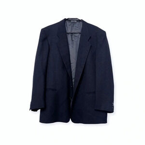 MANI by Giorgio Armani wool navy blazer career party office designer luxury